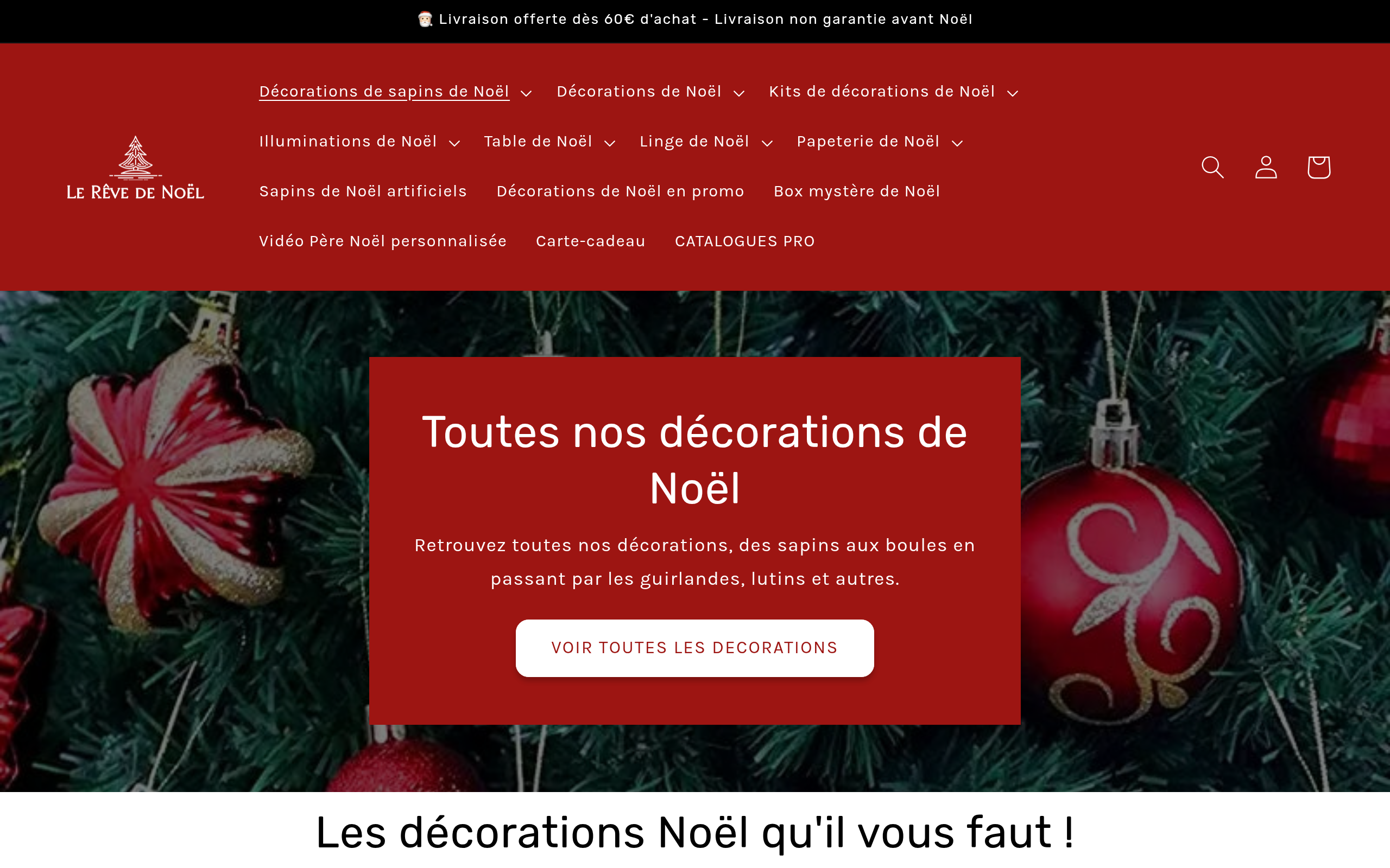 le-reve-de-noel.com screenshot